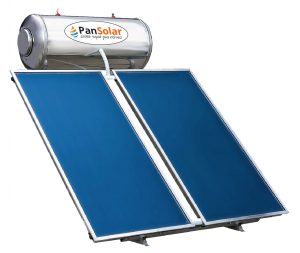 Ηλιακός Θερμοσίφωνας 300 λίτρα PanSolar Διπλής Ενέργειας Glass Επιλεκτικός 5,0m²