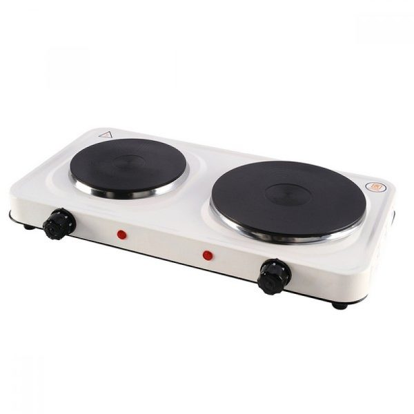 MUHLER ΕΣΤΙΑ ΔΙΠΛΗ DOUBLE HOT PLATE MHP-1502B ΛΕΥΚΗ